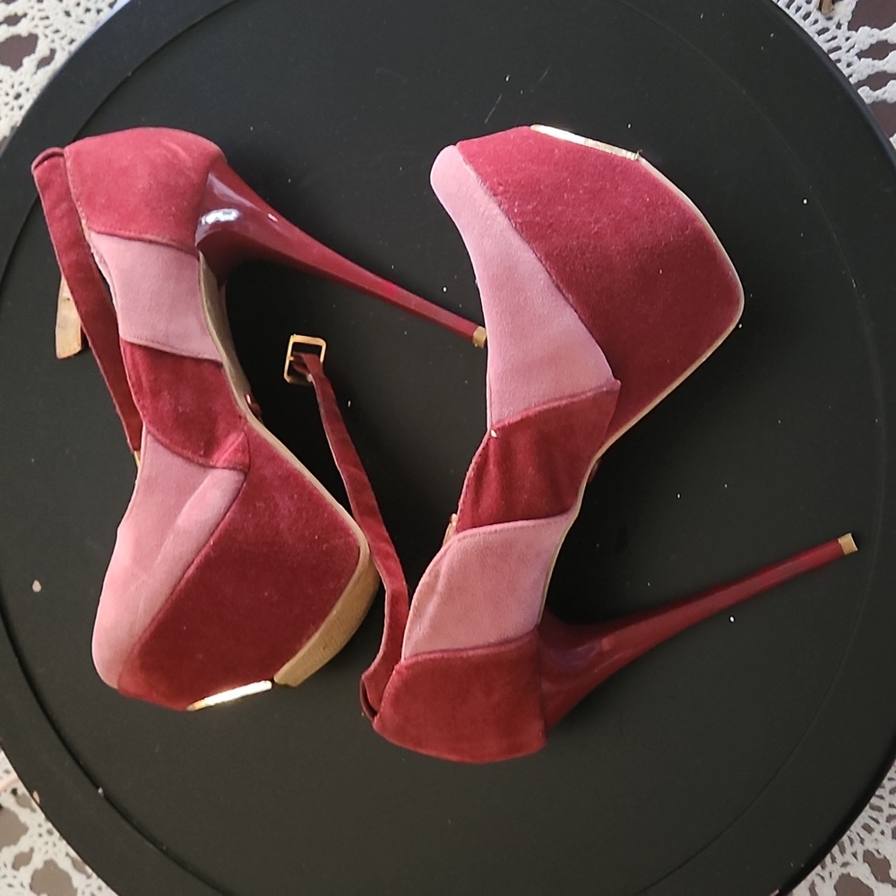 Promised shoes heels platform size 9